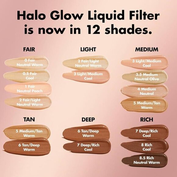 Brand New e.l.f. Halo Glow Liquid Filter Glow Booster #7 Deep-Rich - Picture 4 of 14
